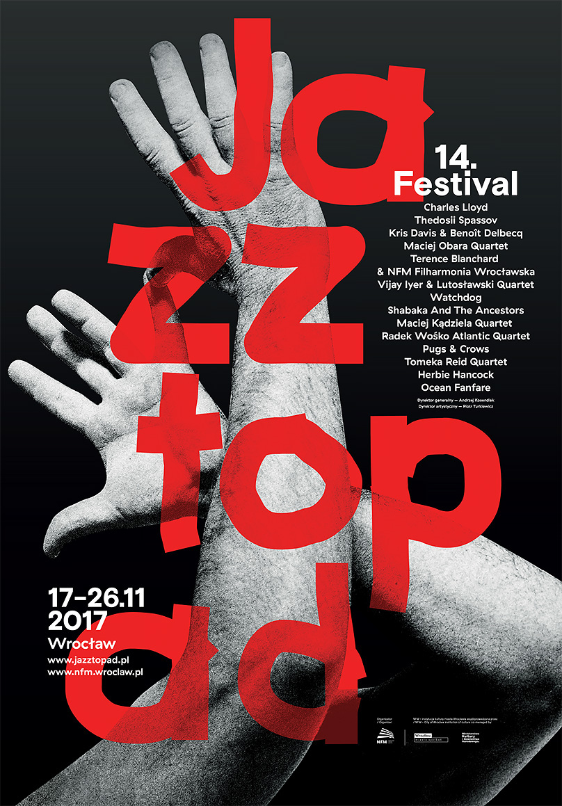 jazz poster festival collage typography   music black White