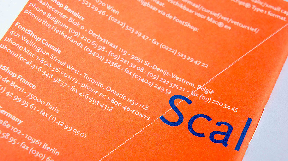 ff FontFont fsi ff scala Martin Majoor specimen type Typeface font design