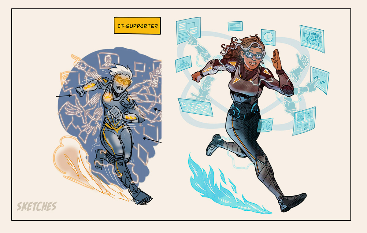 ILLUSTRATION  Digital Art  comic Character design  concept art sketch Corporate Identity