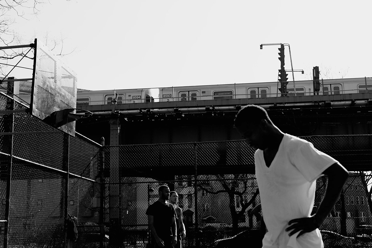 Brooklyn basketball New Yok NY black and white black & white portrait action local