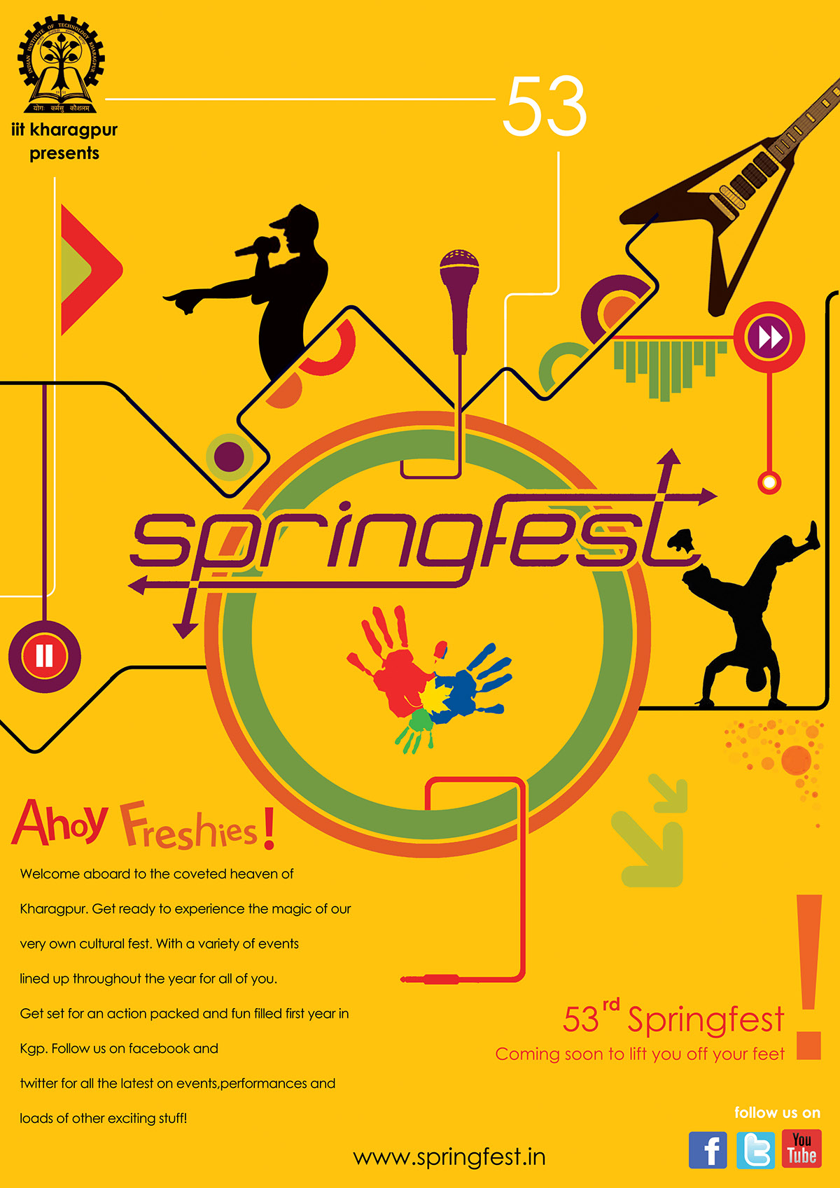 spring fest posters Event concert iit