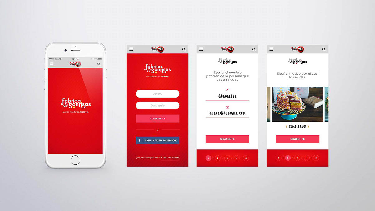 mobile app design Webdesign