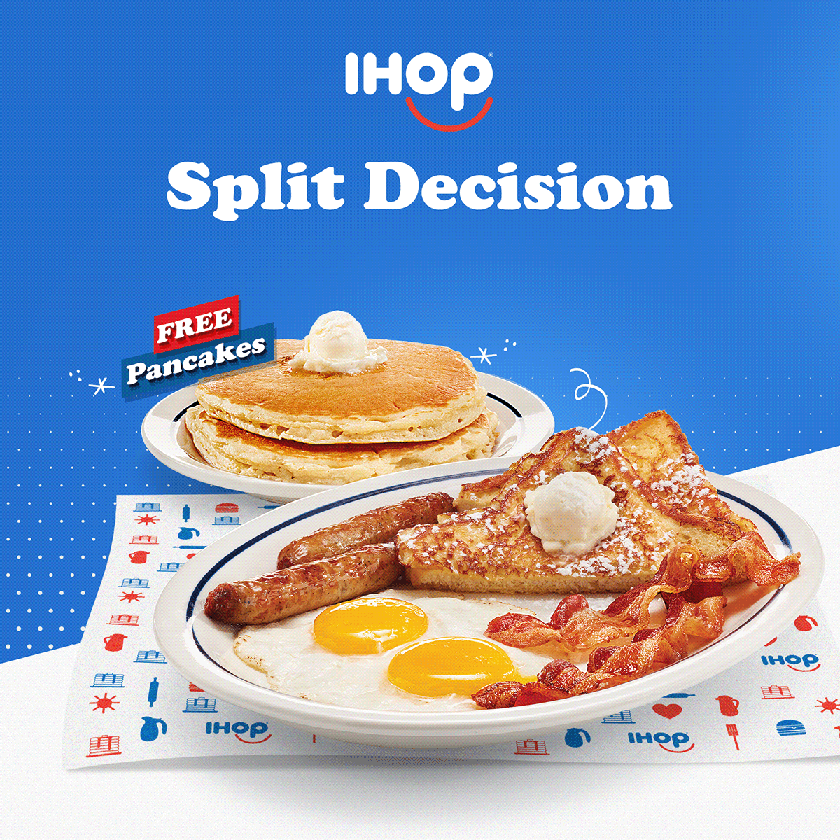 Split Decision at IHOP  Ihop food, Savoury food, Cafe food