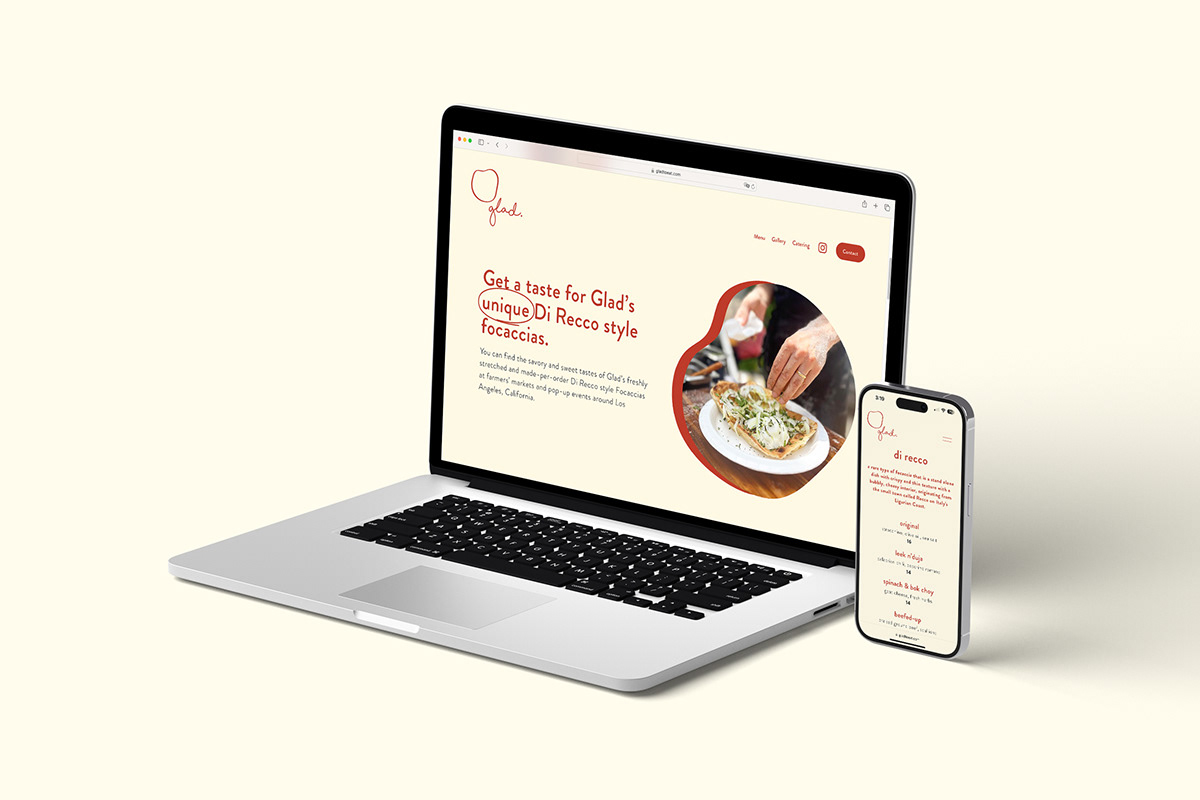 restaurant popup store food stand minimalistic modular flexible brand identity logo Los Angeles hollywood