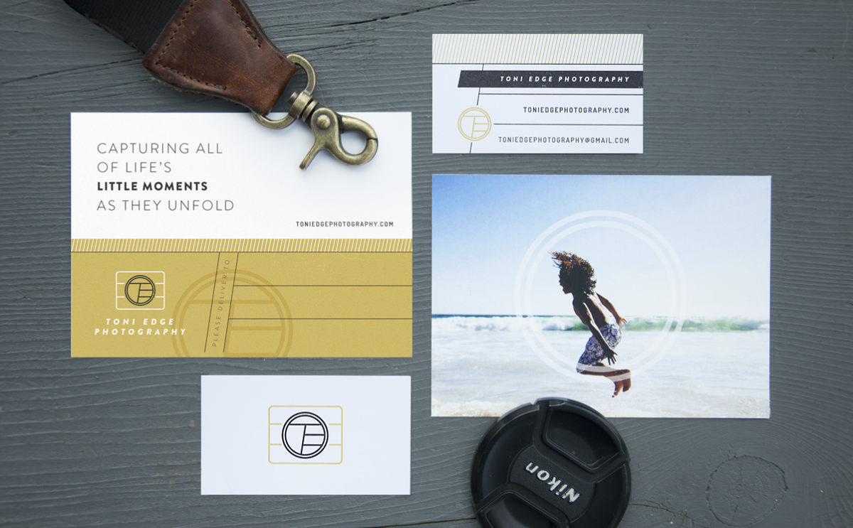 logo photographer Surf postcards Business Cards identity