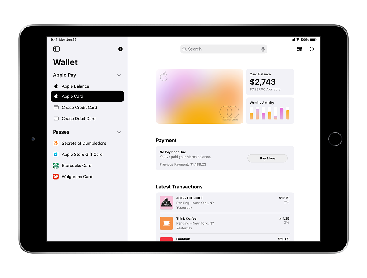 iPad iPadOS