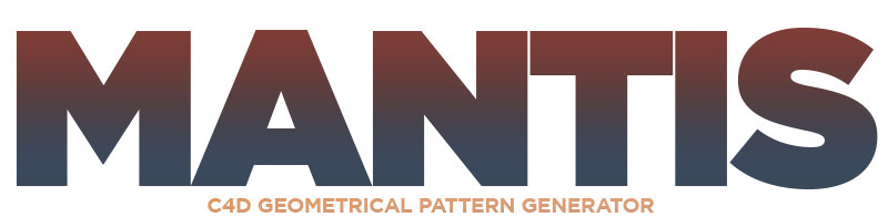 Script cinema4d pattern Generator Geometrical random ILLUSTRATION  Procedural plugin abstract