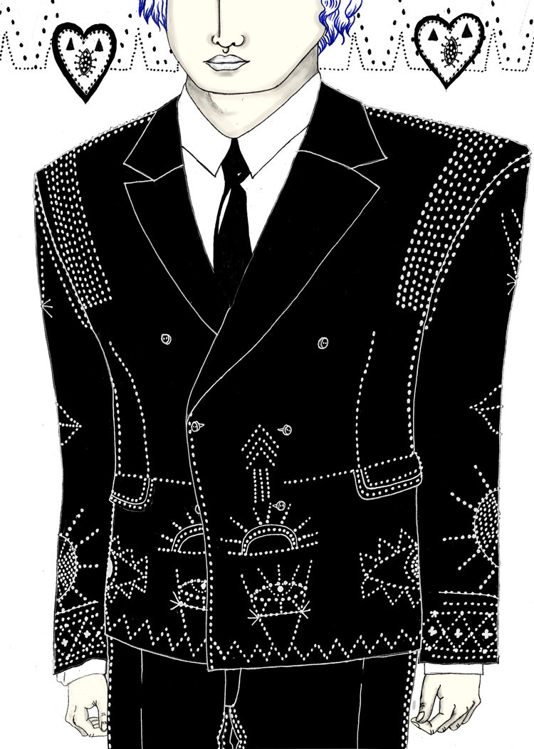 fashion illustration Menswear Fashion Illustration fashion menswear Winter jackets illustration Black garments illustration men fashion illustration