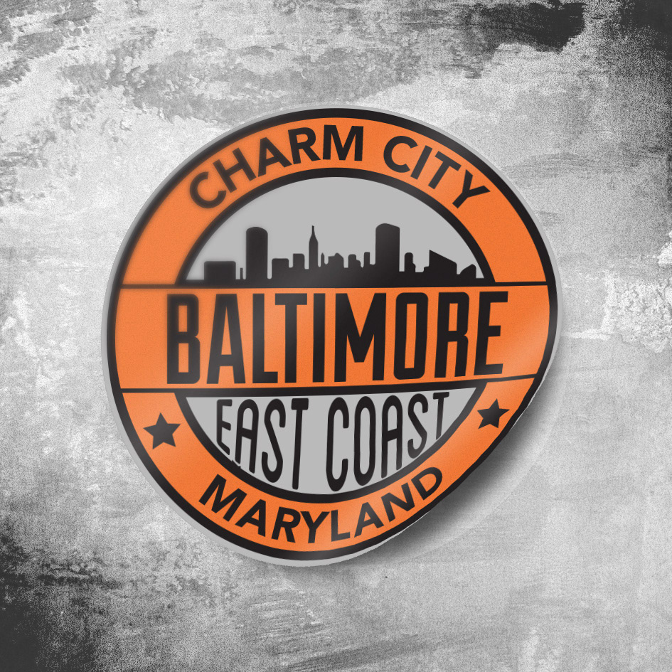 balmer Baltimore charm city logo branding  maryland Bmore