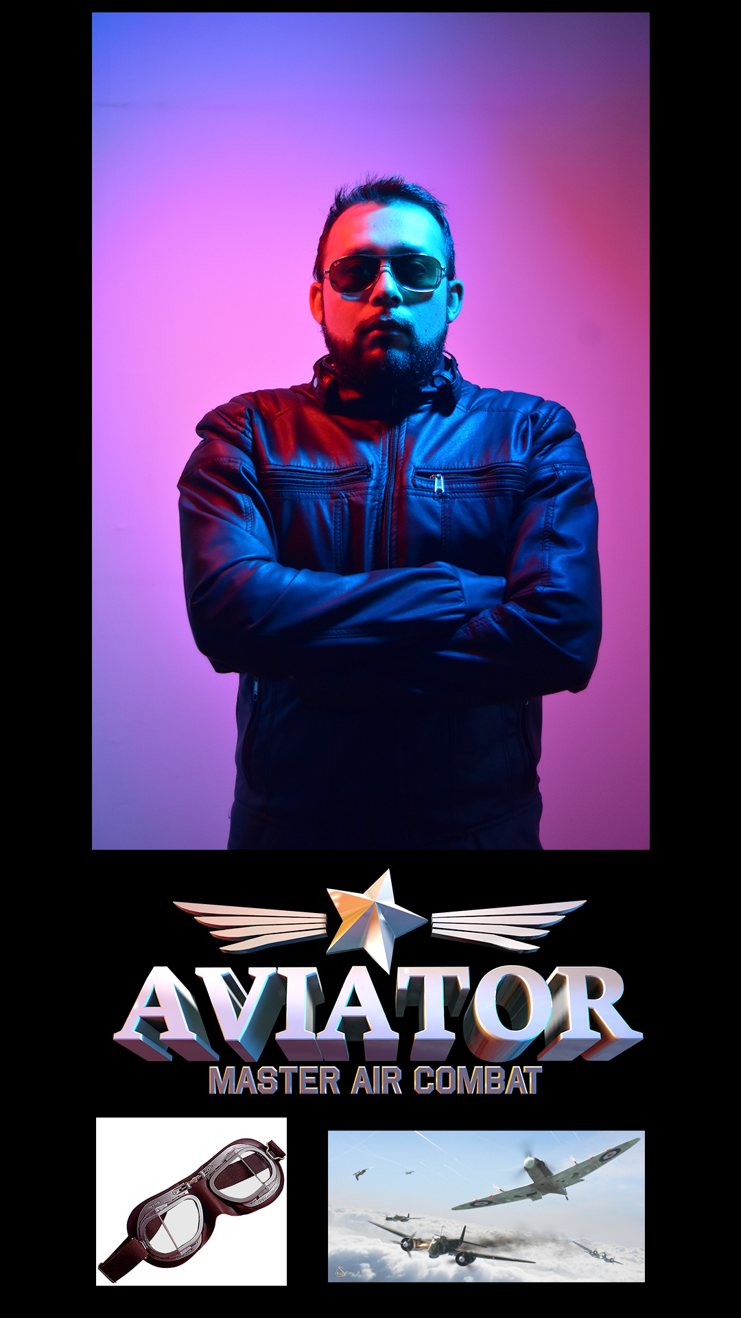 poster videogame Aviator airplanes planes Combat Photoday mastercombat Photoedit edición
