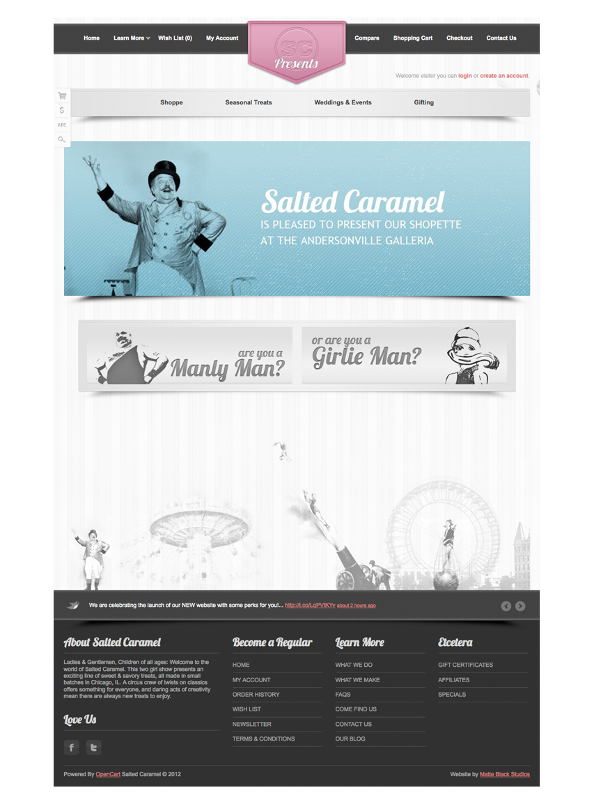 MBS Matte Black Studios Salted Caramel product Gourmet Confections e-commerce