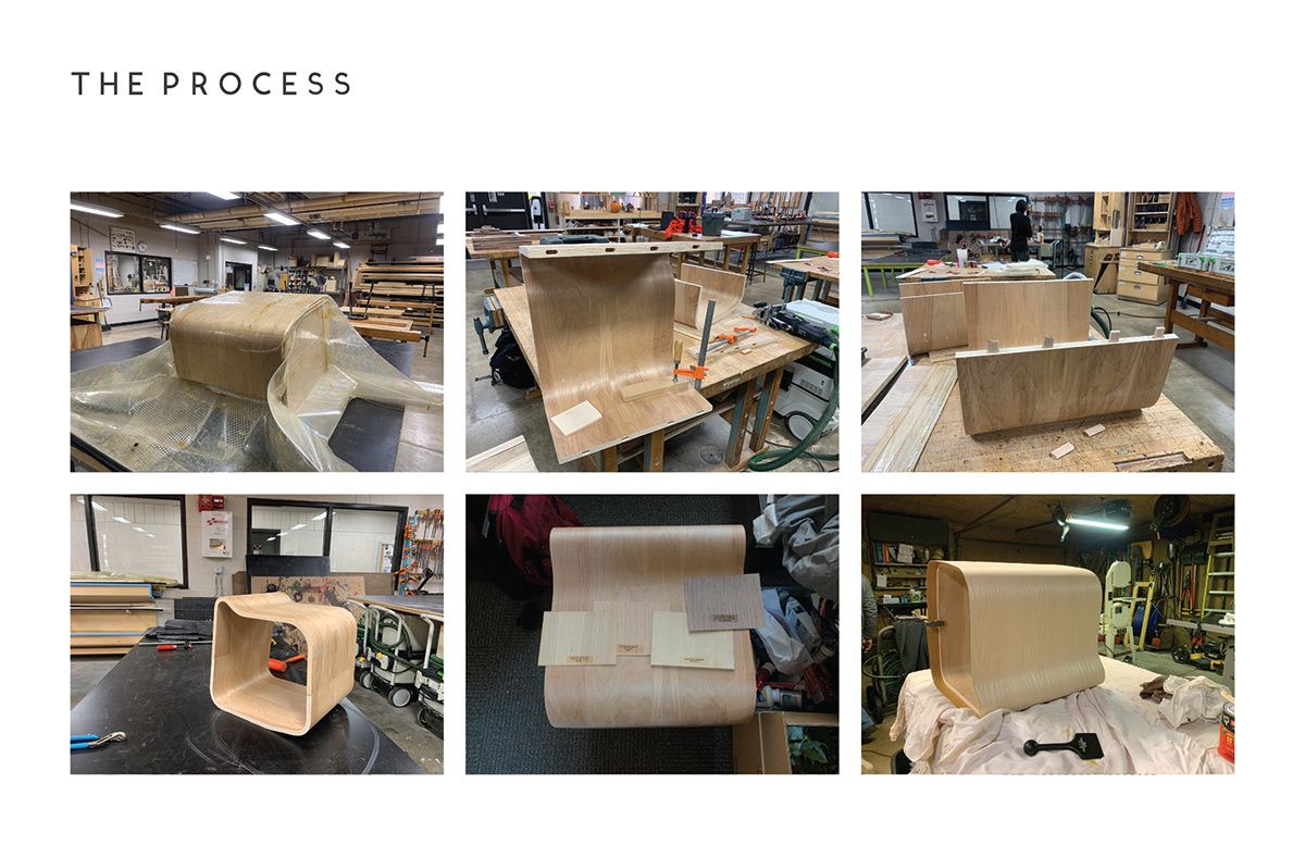 Bent plywood chair furniture furniture design  industrial design  product design  woodworking