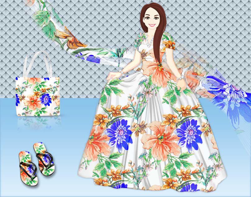 abstract fabric Fashion  floral pattern print seamless textile digitalprint trend