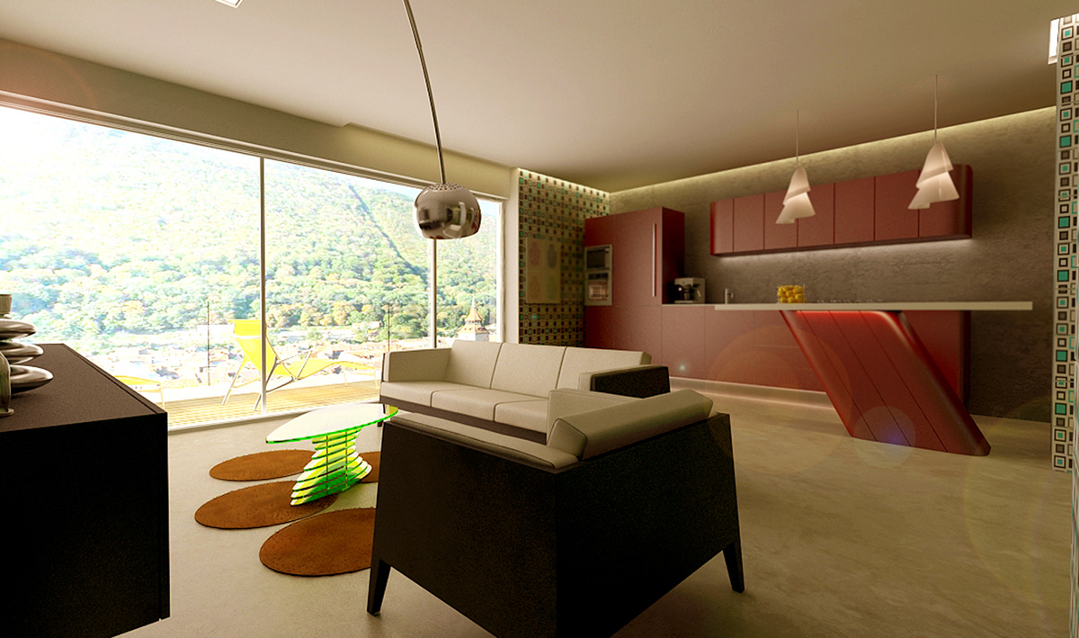 andrei otet design apartment furniture design  corian mandarin chair  interior design