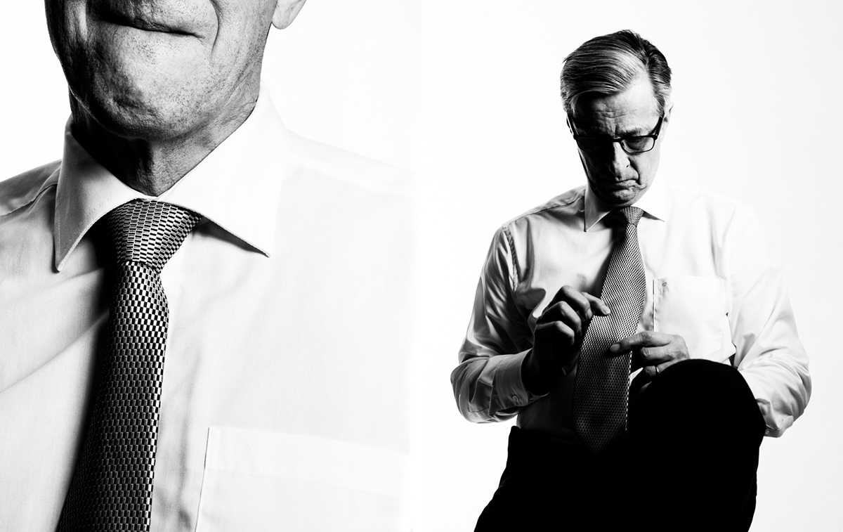 corporate business portrait man studio black and white suit
