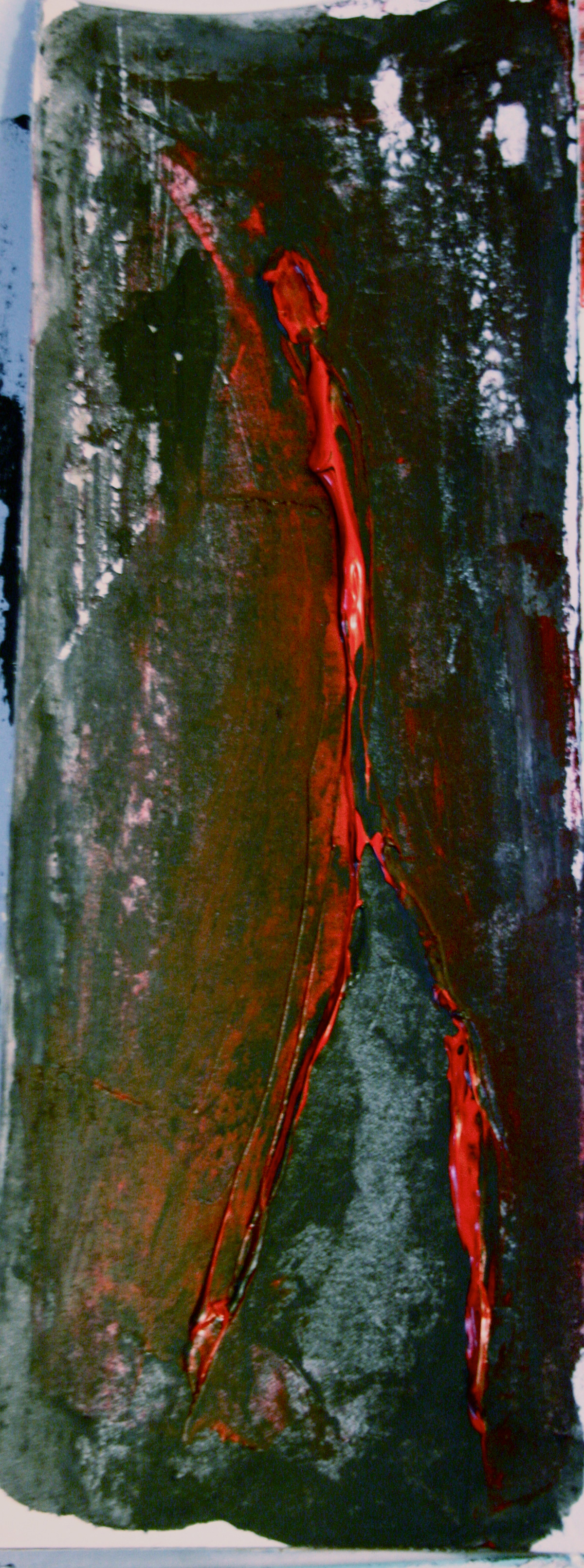 canvas acrilic on paper abstract