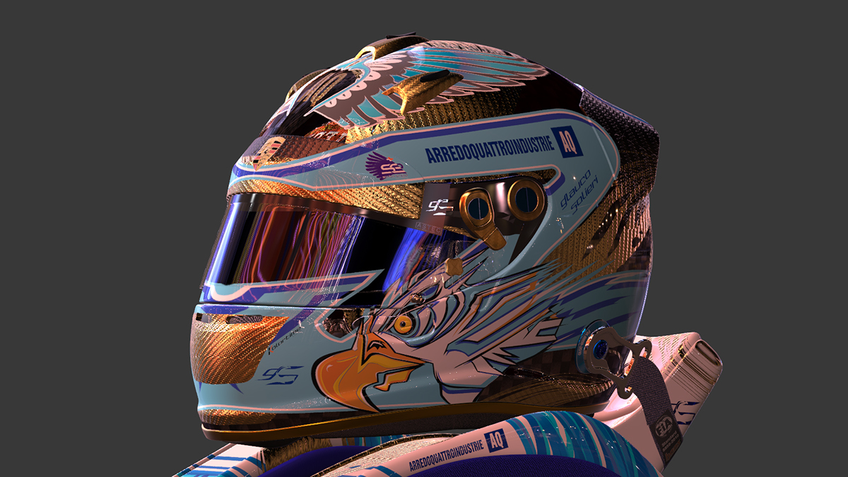 Helmet Livery Motorsport arai eagle