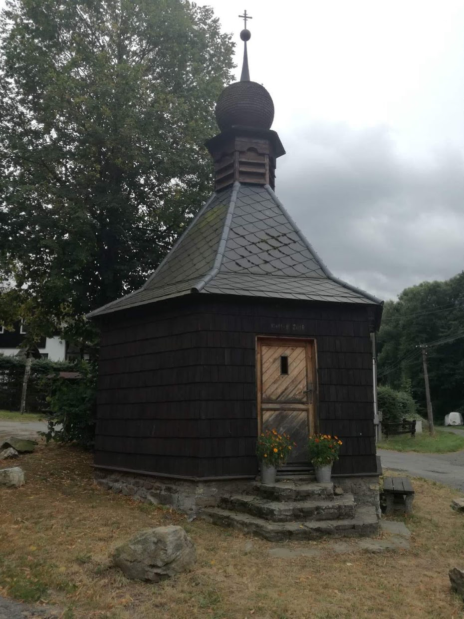 Actual state, my grandfather rebuild this  chapel from scratch