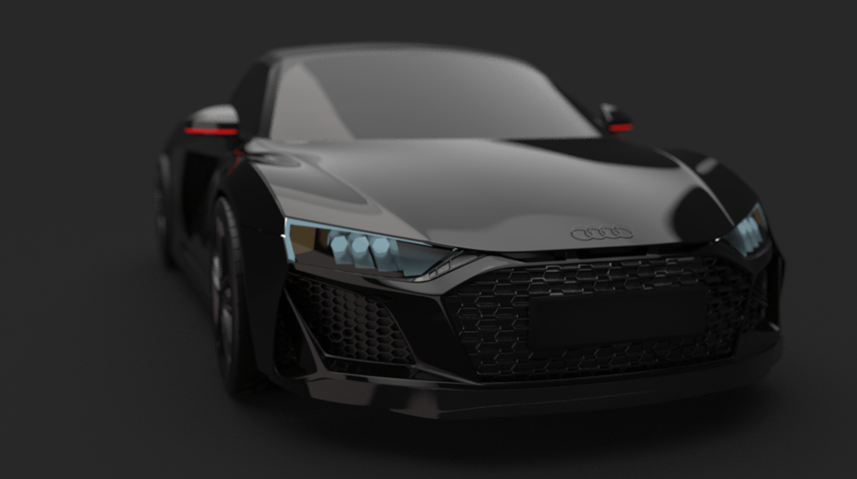 3D 3d modeling animation  Audi keyshot Maya model 3d modeling Render texturing