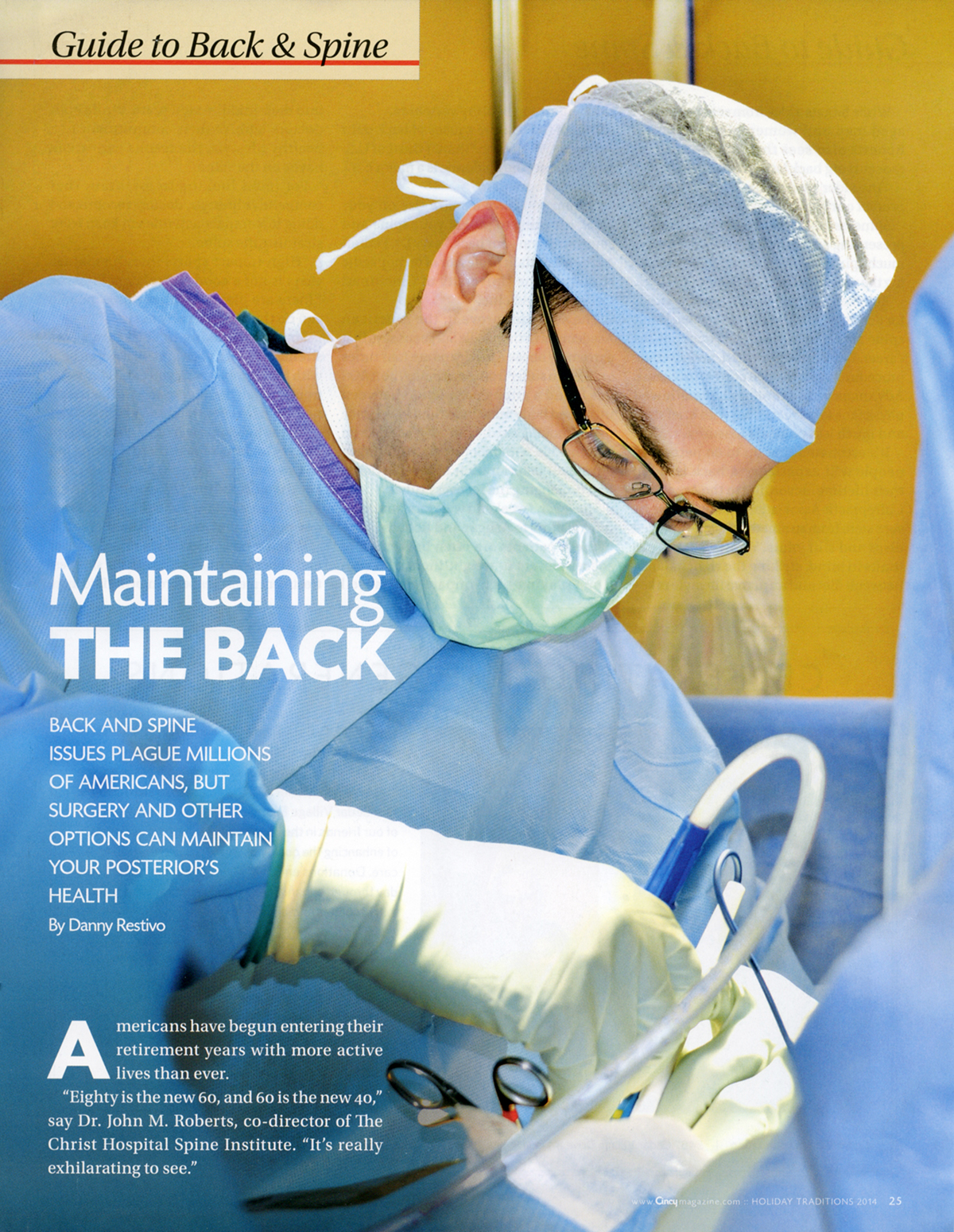 surgeon spine article magazine healthcare