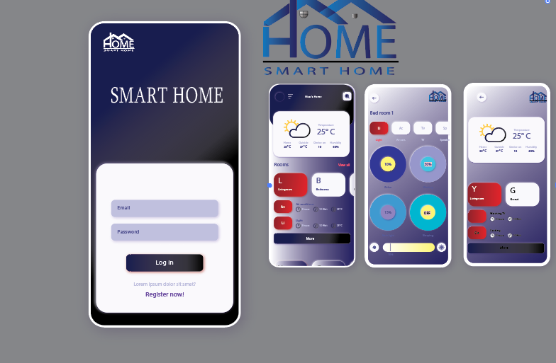 SmartHome App UI Web