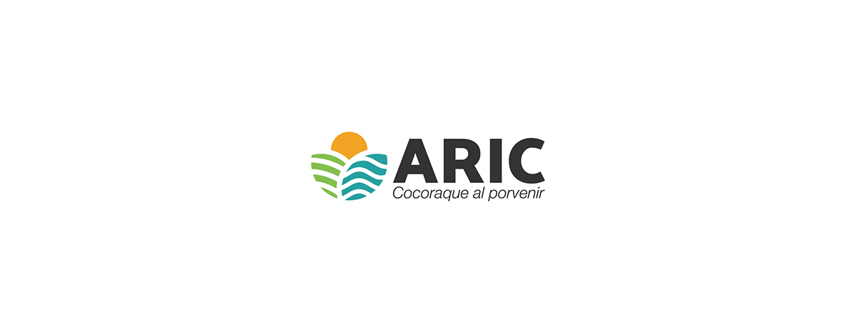 brand logo Film   aric diseño marca corporativa