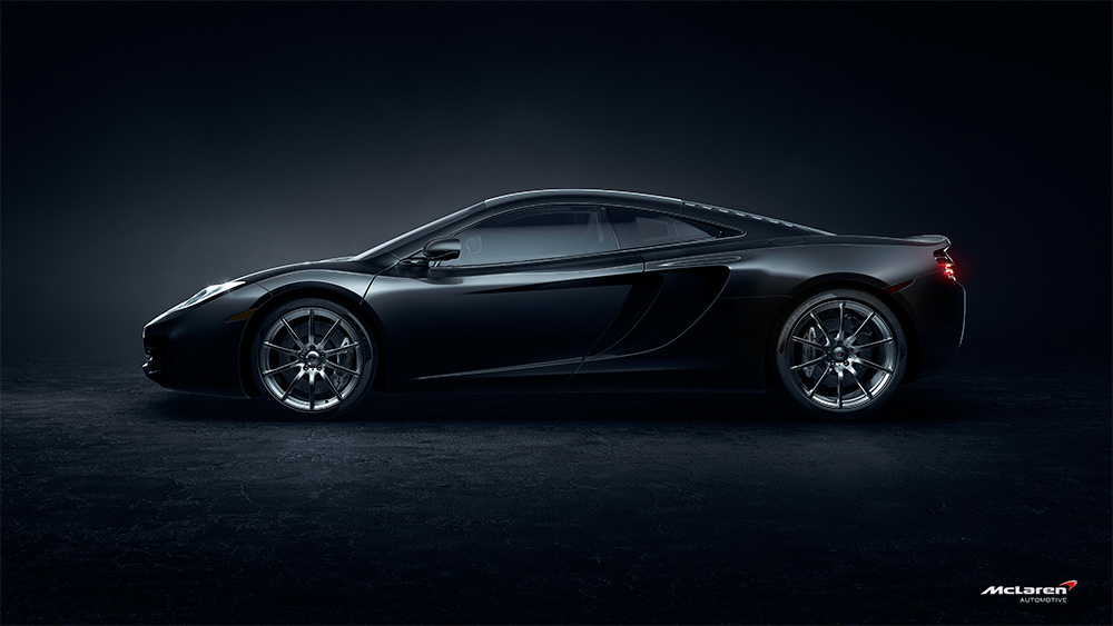 McLaren automotive   car black motor sports