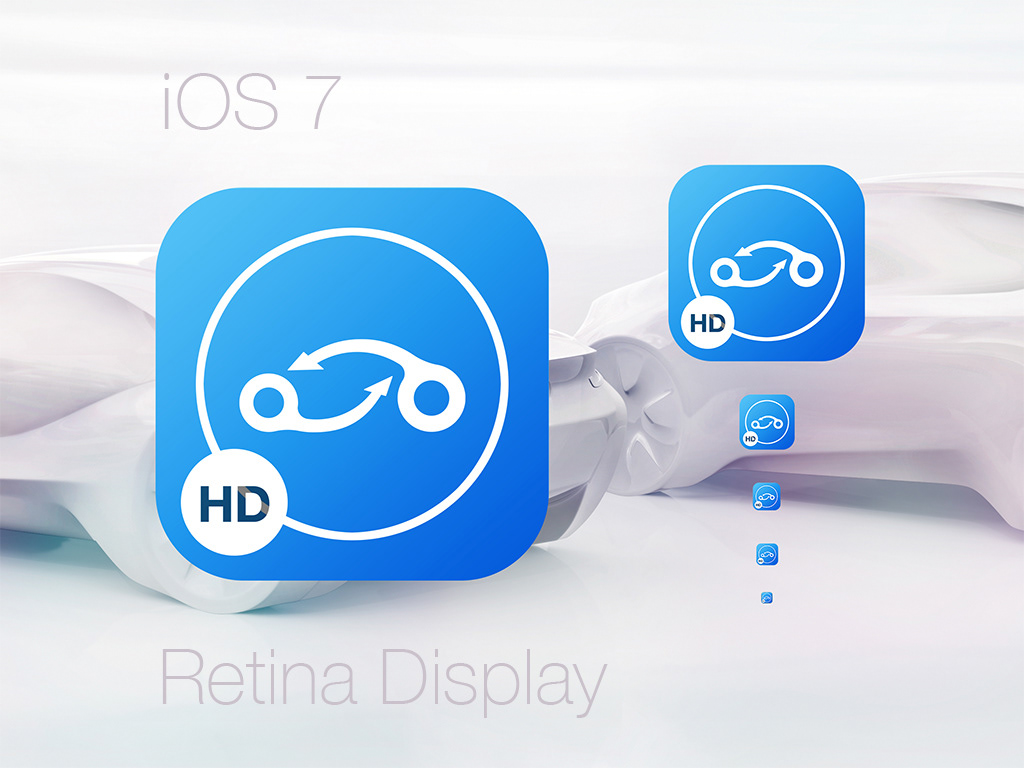 Retina Display iPad App ios7 Icon