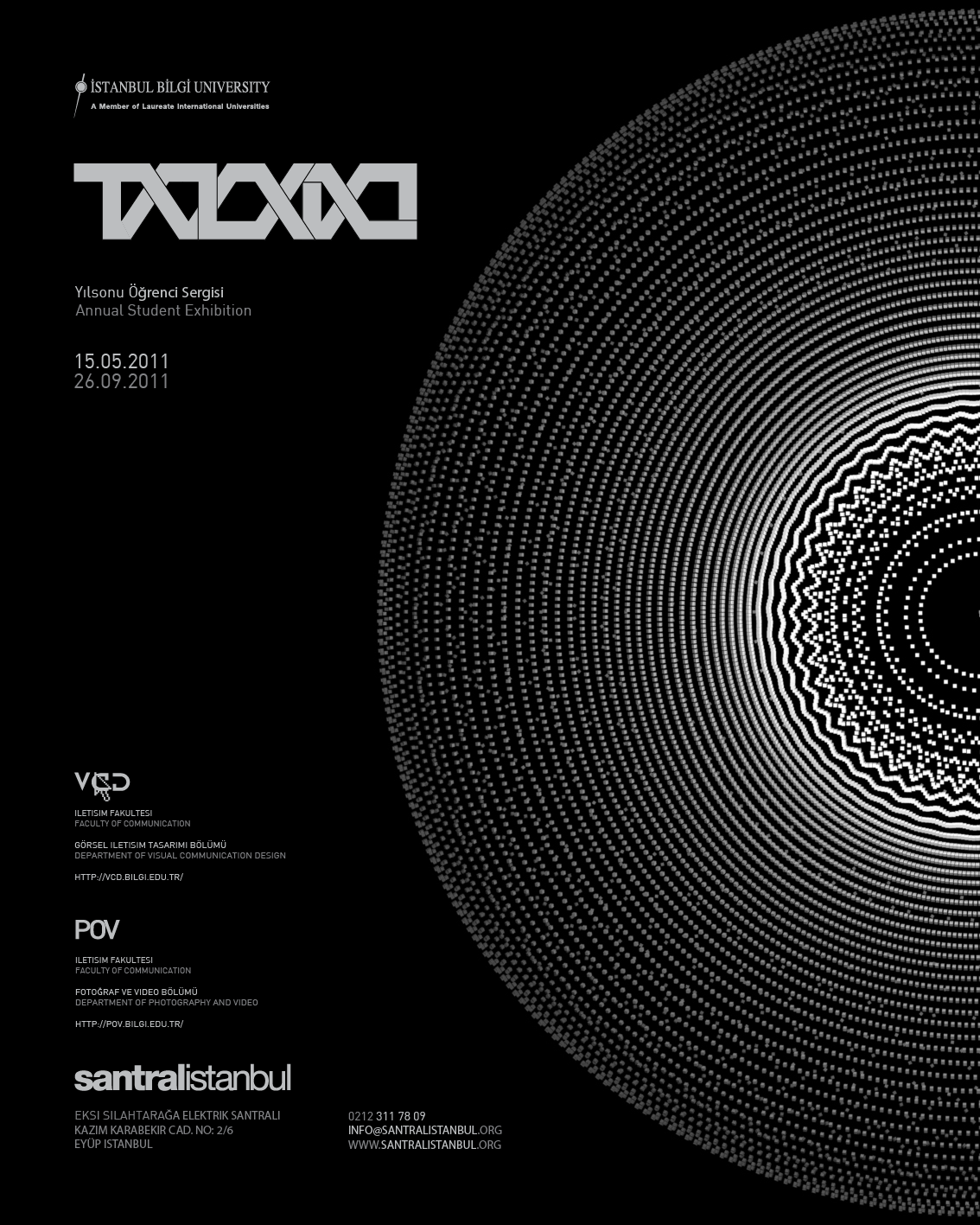 track vcd pov Logotype poster bilgi Exhibition 