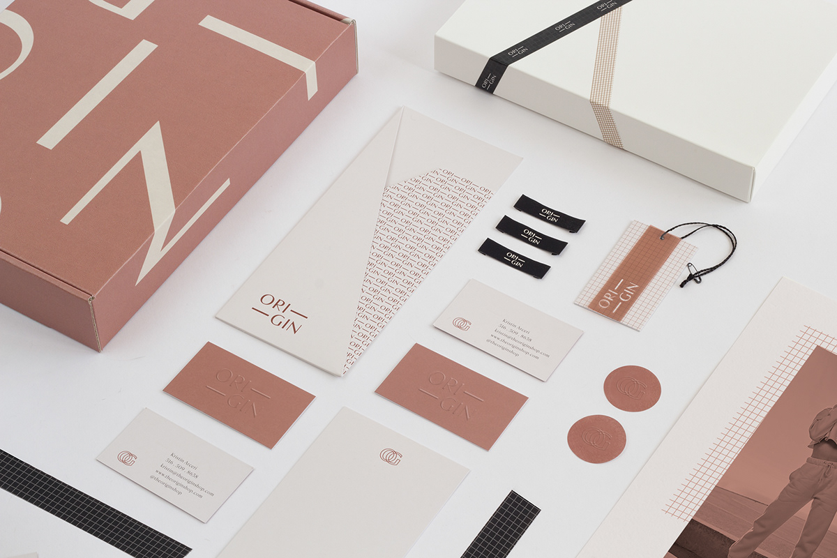 retail packaging collateral design print design  Identity Design identity suite Retail design