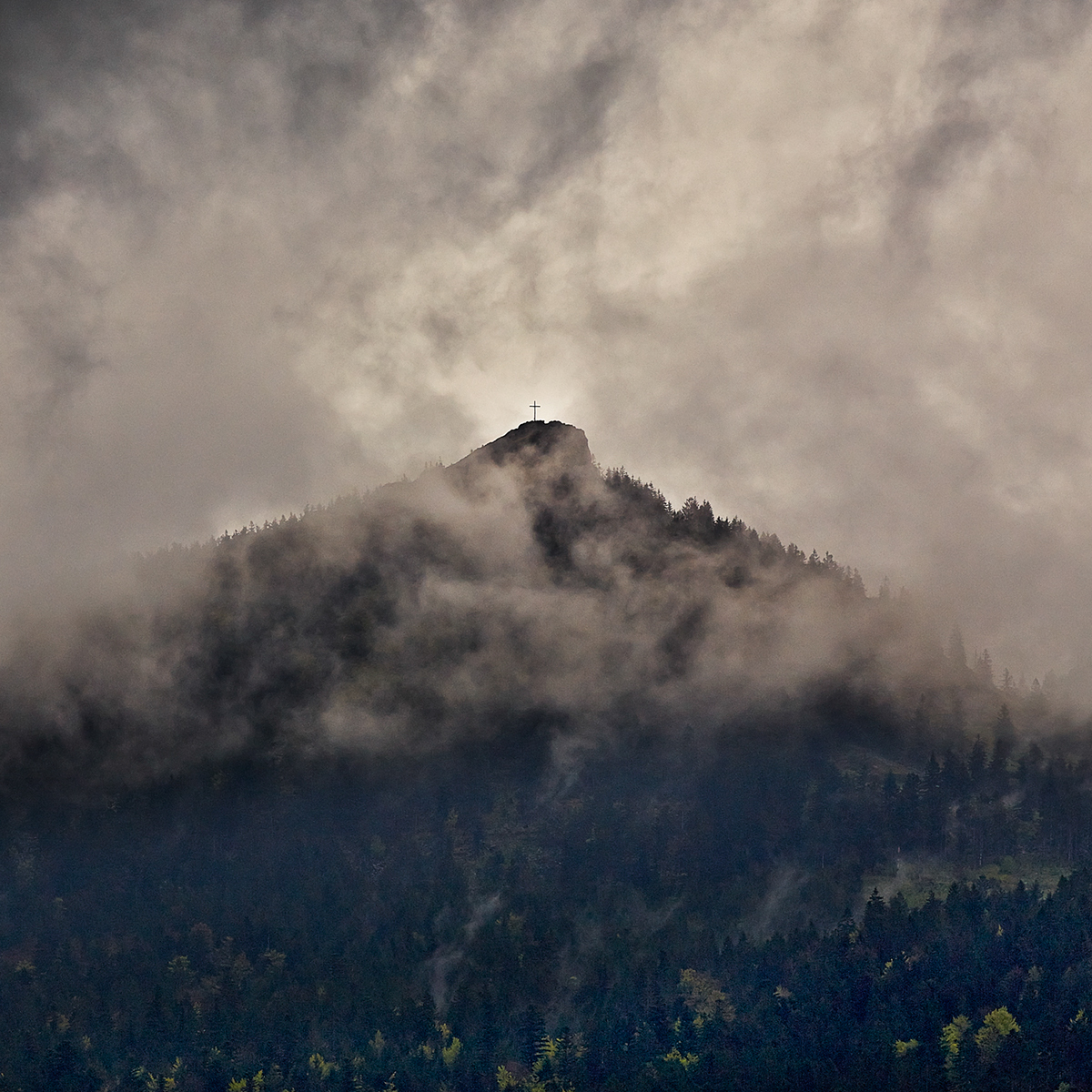 Landscape Nature mountain forest SKY cloud Bavarian Forest bayerischer wald trees jörg marx