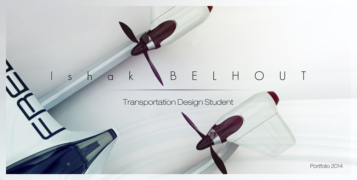 portfolio transportation design Ishak Belhout automotive   Renderings 3d modeling mock up