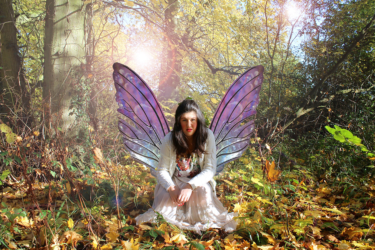 Fairies surrealism forest Cottingley Fairies wings fairy dust Magic   a-level photoshop Brian Froud Oliver McNeil Clare West