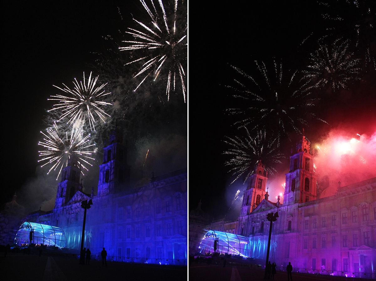 mafra palacio fireworks