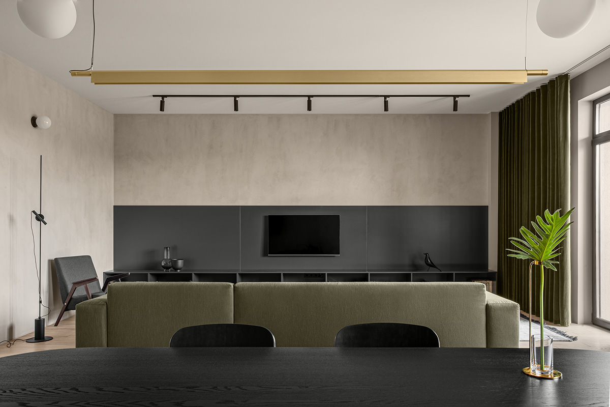 australian interior black furniture Interior interior kyiv mid-century modern Minimalistic interior modern interior monochrome interior palm