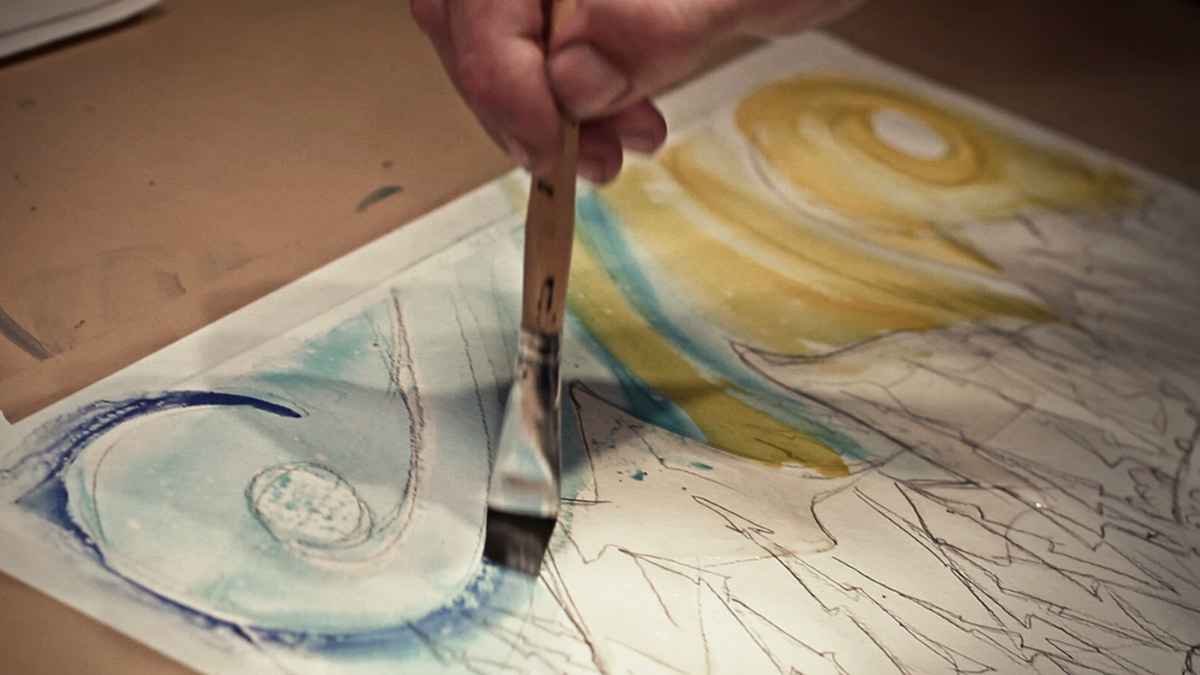 Surf snow artist watercolor lifestyle Documentary 