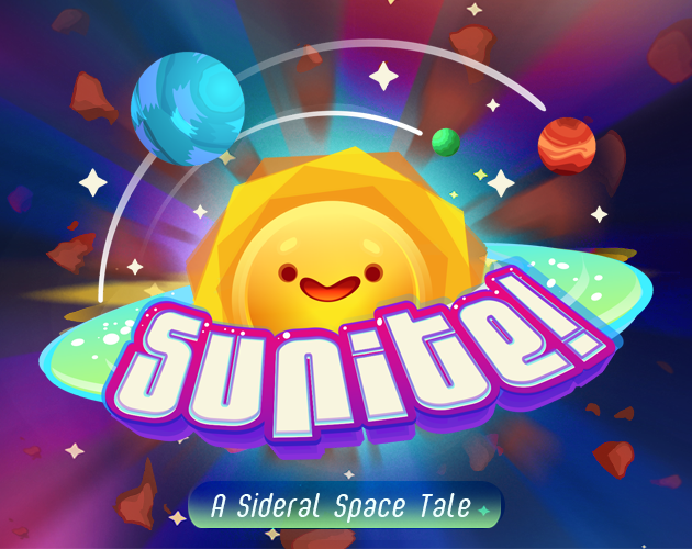 animation  cute game kawaii Kna Planets Space  Sun sunite womangamejam
