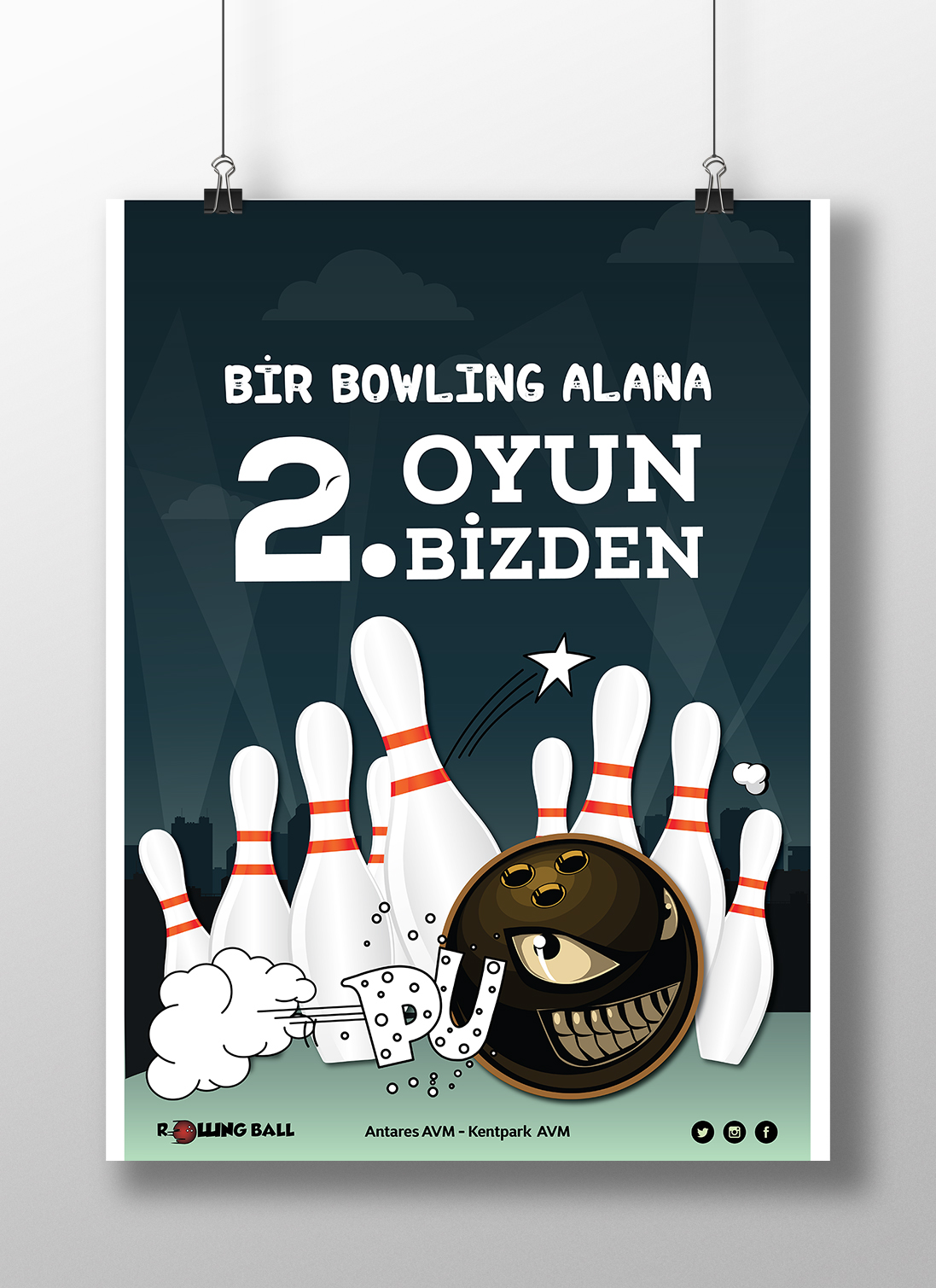 bowling poster BowlingPoster