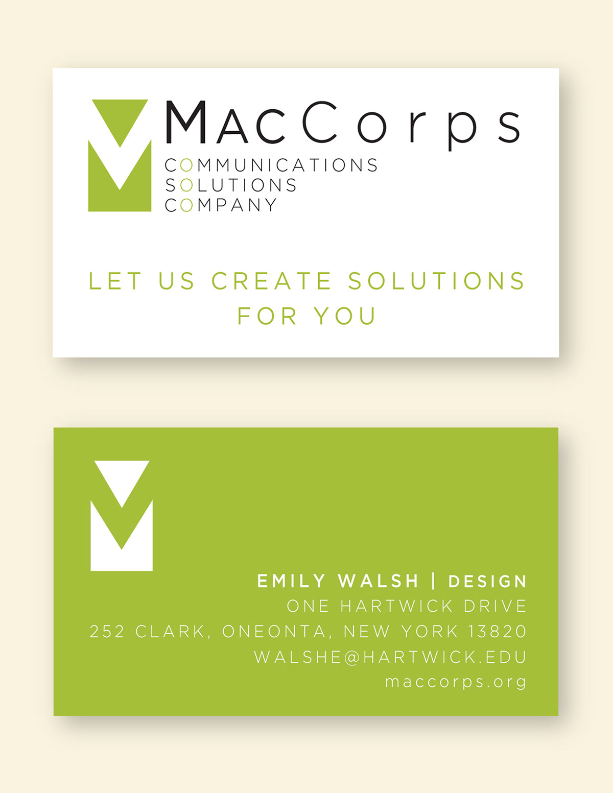 business Business Cards brochure