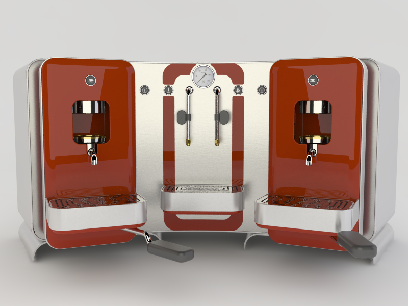 coffe machine semi-professional coffee pods appliance elettrodomestico ho.re.ca. Coffee double units