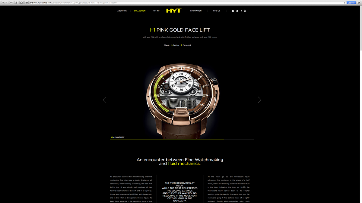 hyt Watches watch horlogerie montre horology DESIGN HORLOGER DESIGNER HORLOGER watchmaking