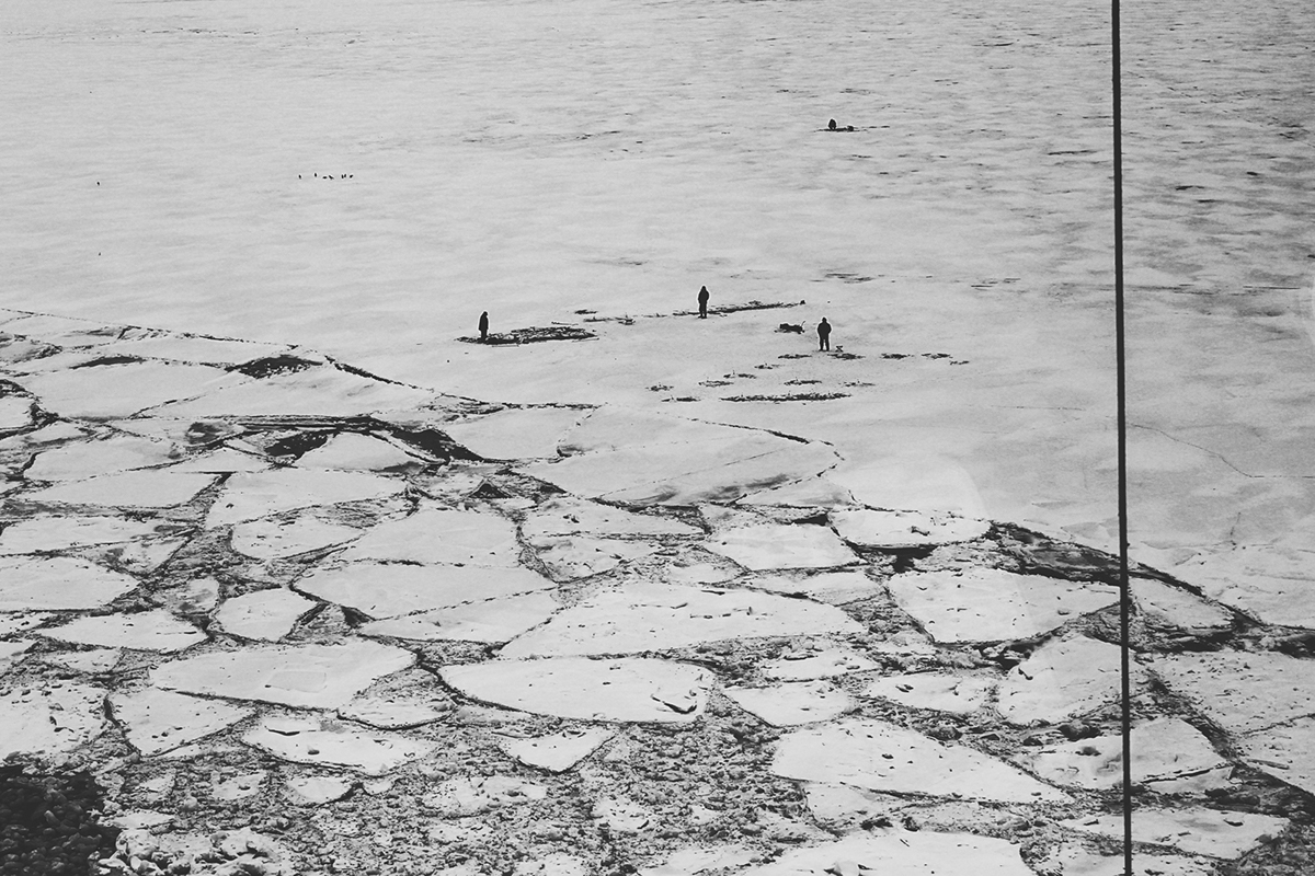 art dark surreal black and white photo kristina gentvainyte old texture snow winter baltic sea Russia lithuania Collaboration belgium
