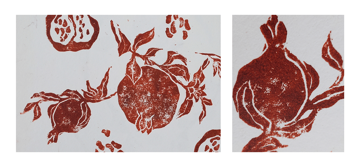 linocut Linoprint pattern printmaking линогравюра паттерн
