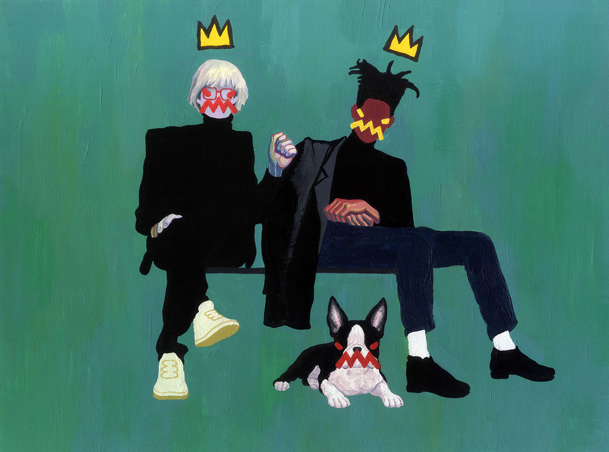 Andy Warhol Basquiat bazbon