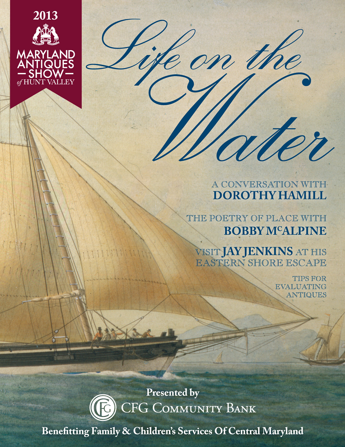 charity antique maryland  Historic chesapeake  maritime  layout  catalog  fundraiser