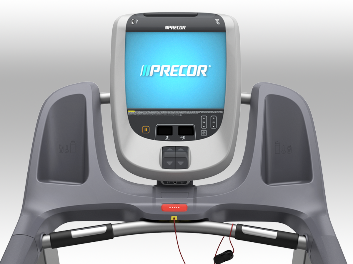 Adobe Portfolio precor Treadmill fitness equipment human factors Ergonomics touchscreen Display