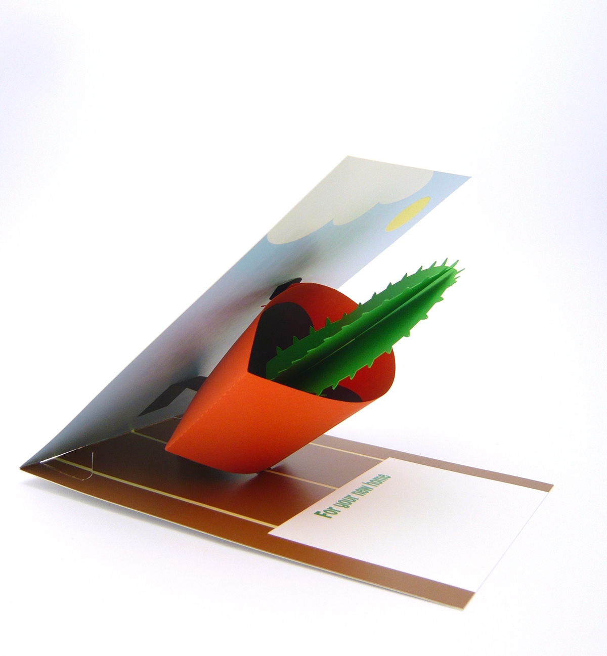 greeting card 3D pop-up paper engineering