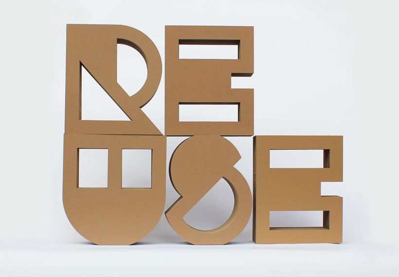 creative art cardboard type font paper
