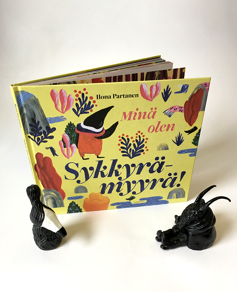 Adobe Portfolio ILLUSTRATION  gouache children's book Sykkyrämyyrä Kinkmoles book illustration book design