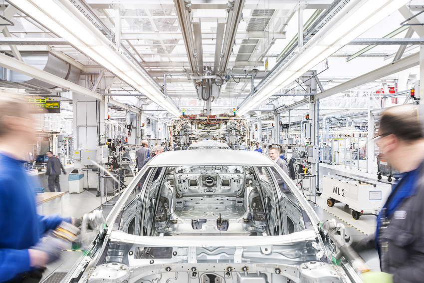 car volkswagen VW Wolfsburg manufacturing Production industry light bright hightech